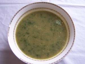 broccoli and coriander soup